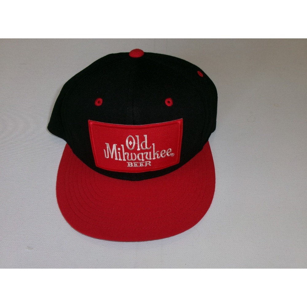 OLD MILWAUKEE L/XL BEER  BEACH GOLF Y2K 00S   HAT CAP VINTAGE J1